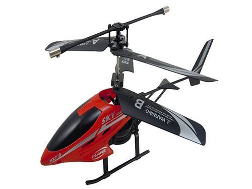 紅色直升飛機模型